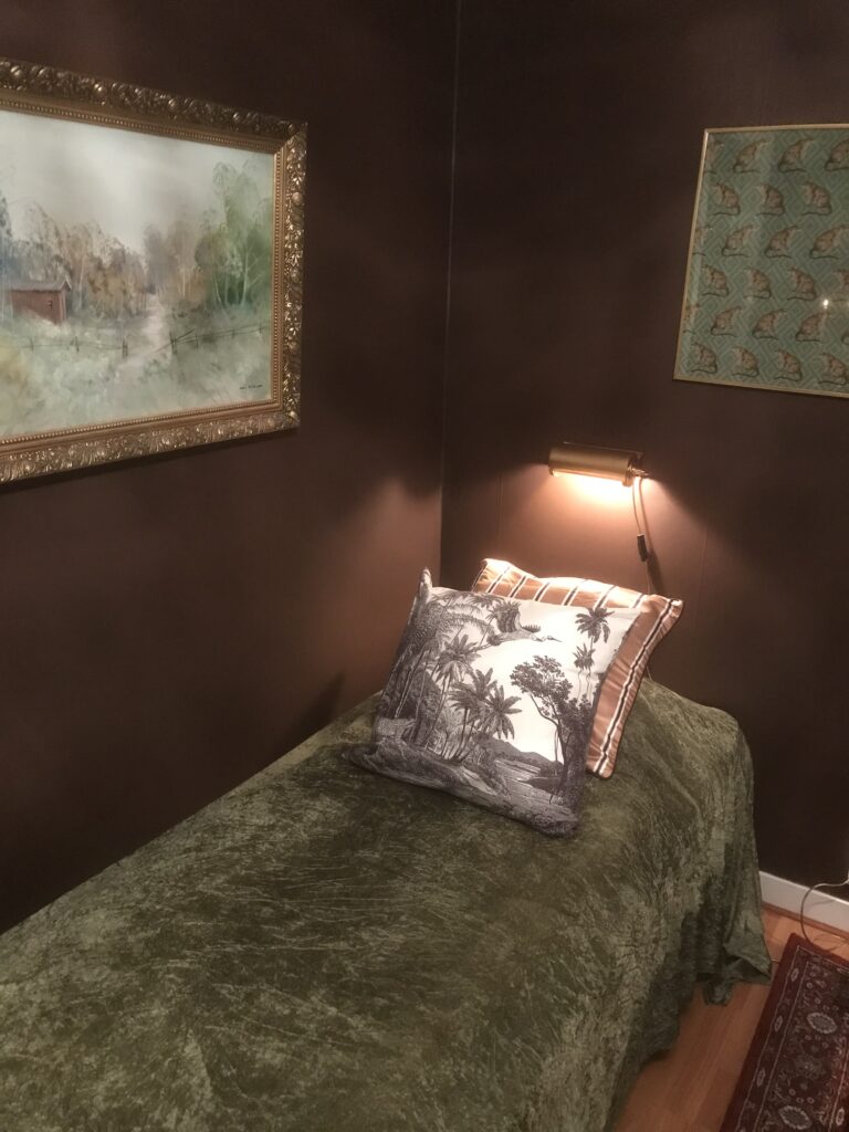 Room with bed